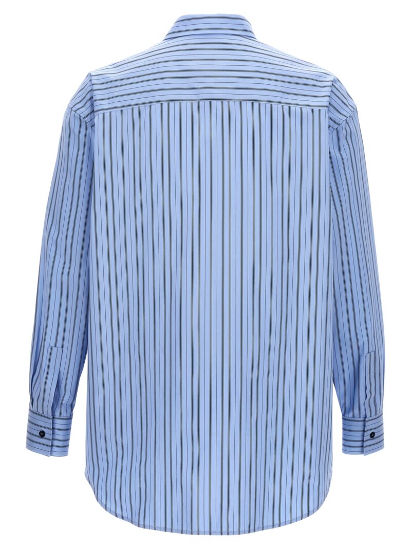 Striped shirt OMGE004F23FAB00141404140 OFF-WHITE Light Blue