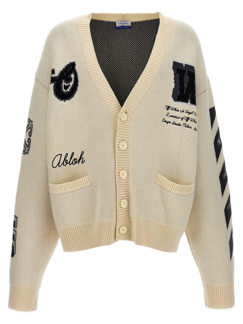 'Varsity' cardigan OFF-WHITE Multicolor