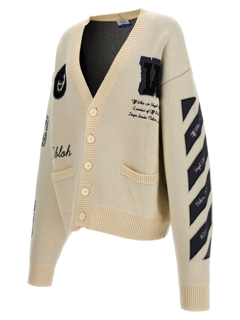 'Varsity' cardigan Man OFF-WHITE Multicolor