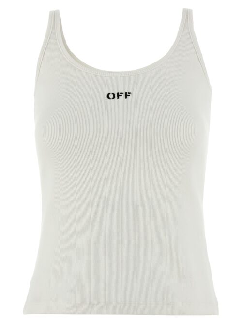 'Off stamp' top OFF-WHITE White