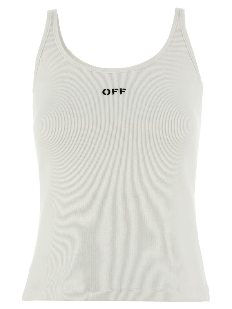 'Off stamp' top OFF-WHITE White