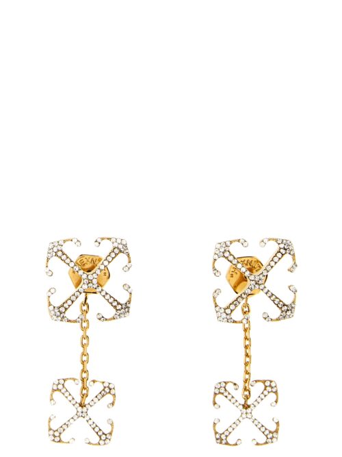 'Double arrow' earrings OFF-WHITE Gold