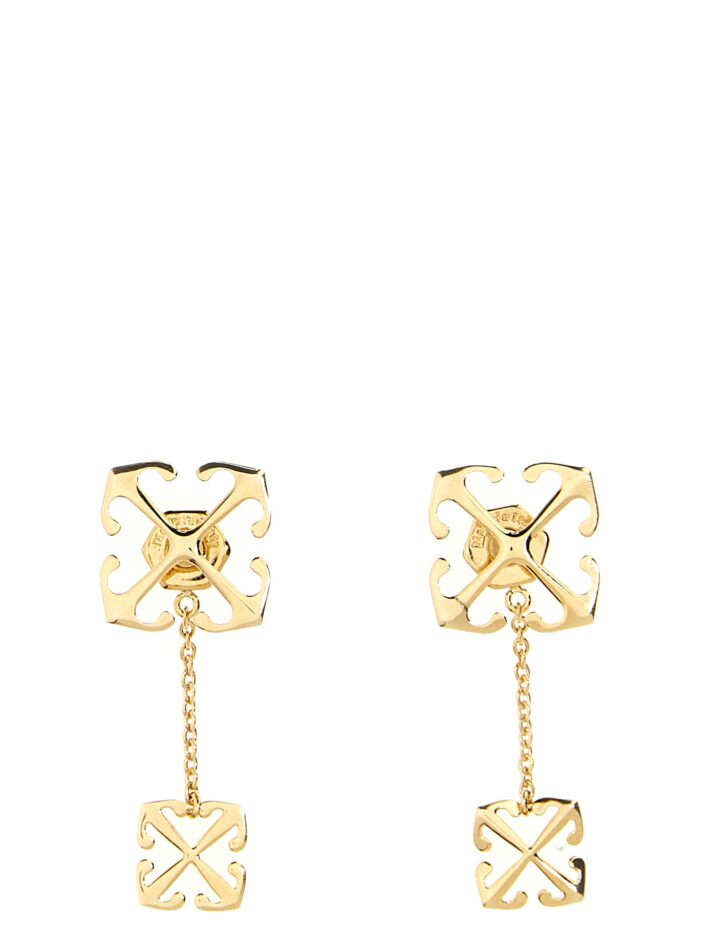 'Double arrow' earrings OFF-WHITE Gold