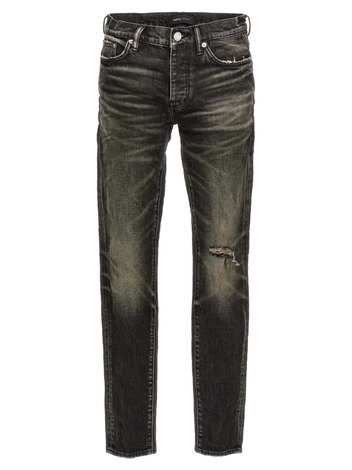 '2 yyear dirty fade' jeans PURPLE Black