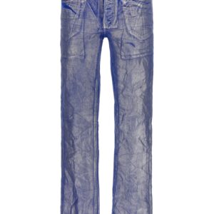 'Silver foil flare' jeans PURPLE Blue