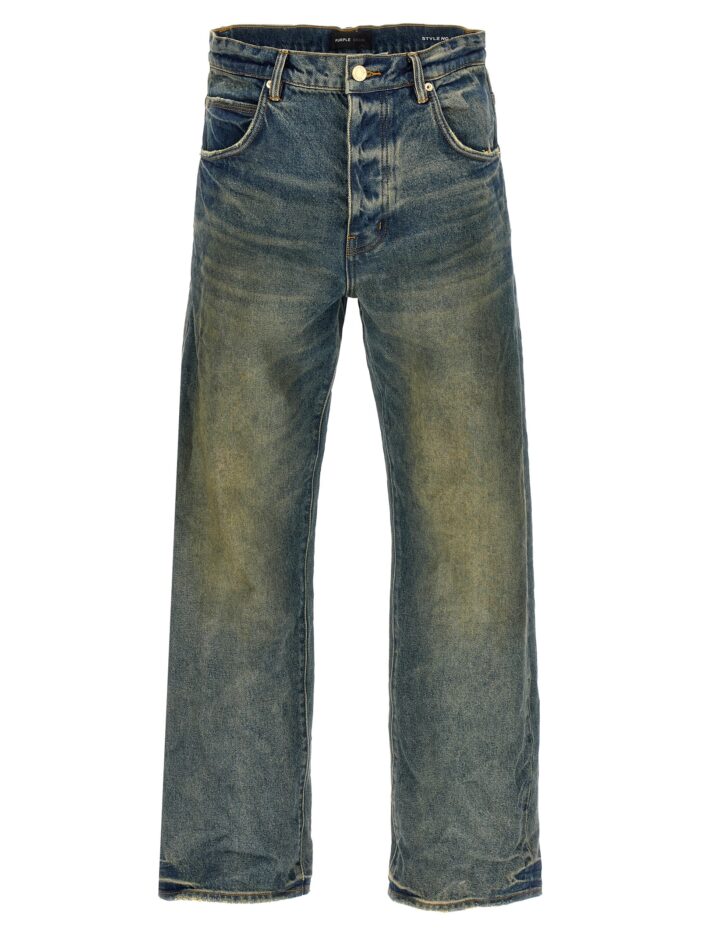 'Relaxed vintage dirty' jeans PURPLE Blue