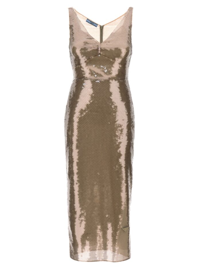 Sequin dress PRADA Gray