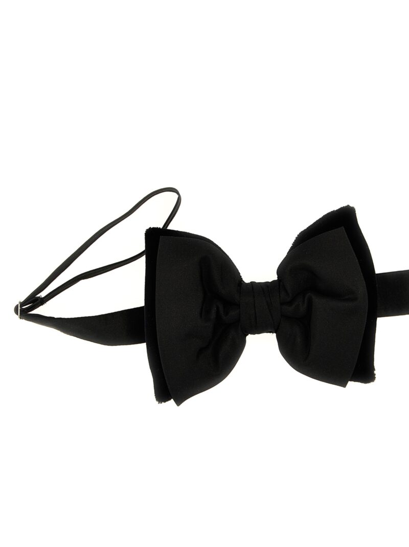 Satin and velvet bow tie Man DSQUARED2 Black