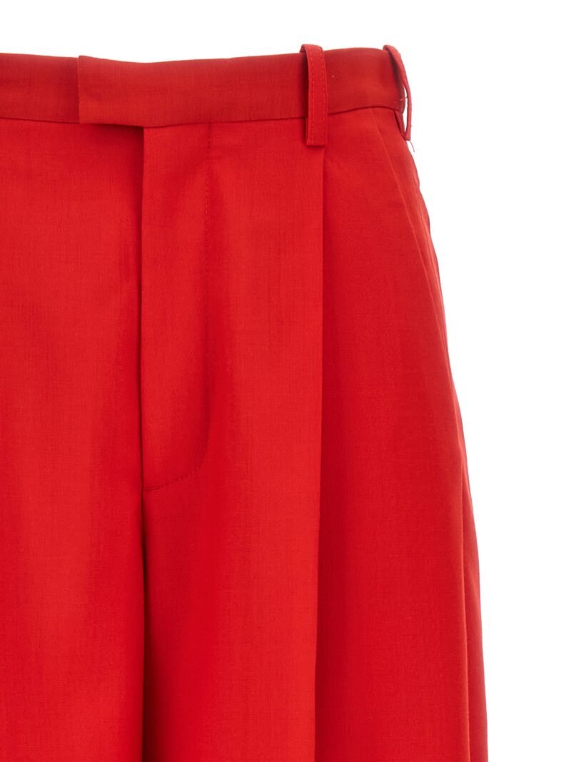 Front pleat pants Woman MARNI Red