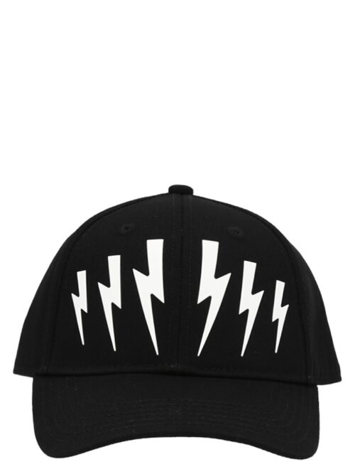 'Thunderbolt' cap NEIL BARRETT White/Black