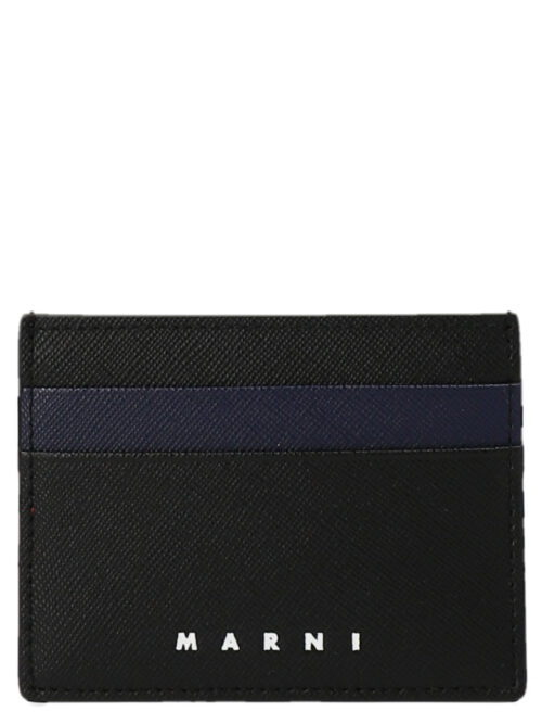 Logo card holder MARNI Black