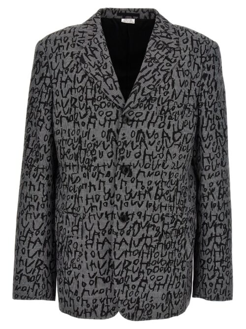 All over print blazer COMME DES GARÇONS HOMME PLUS Gray