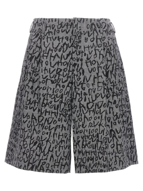 All over print Brmuda shorts COMME DES GARÇONS HOMME PLUS Gray