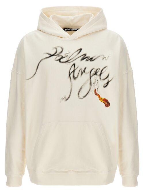 'Foggy PA' hoodie PALM ANGELS White