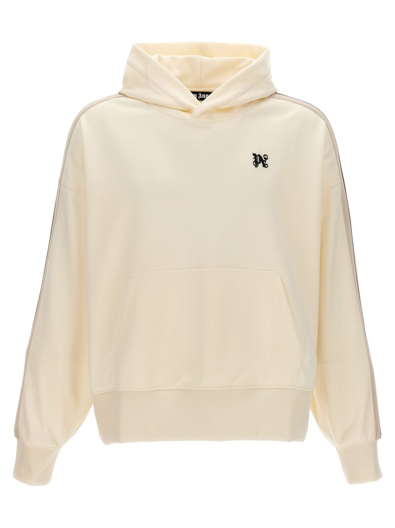 'Monogram' hoodie PALM ANGELS White/Black