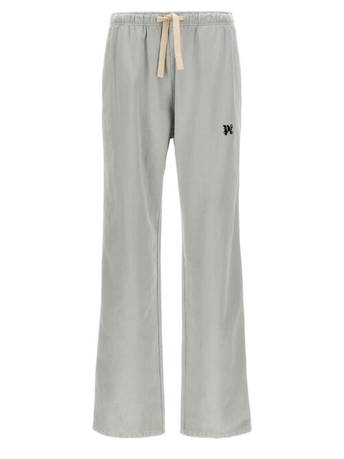 'Monogram travel' pants PALM ANGELS Gray