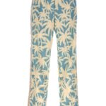 'Palms Allover' joggers PALM ANGELS Light Blue