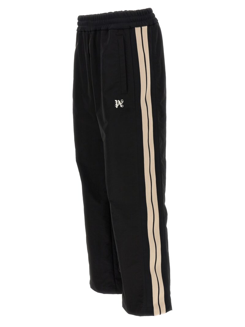 'Monogram Track' joggers Man PALM ANGELS White/Black