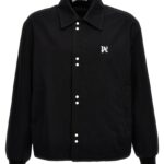 'Monogram Coach' jacket PALM ANGELS White/Black