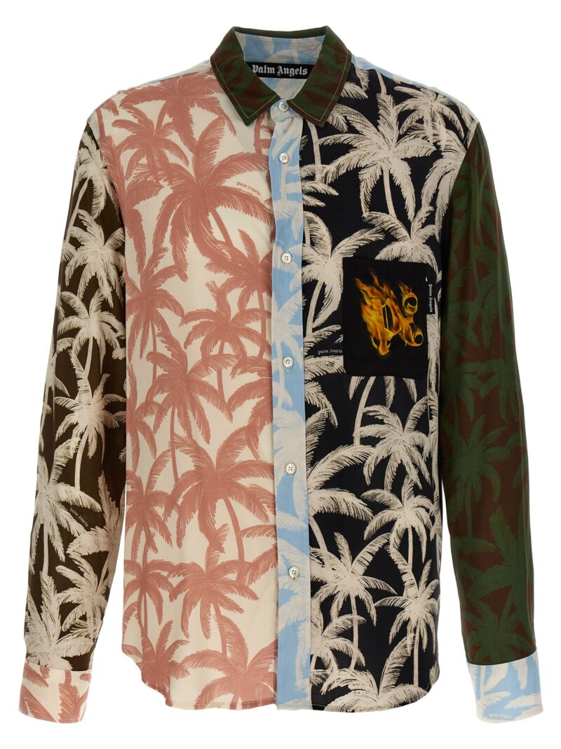 'Patchwork Palms' shirt PALM ANGELS Multicolor