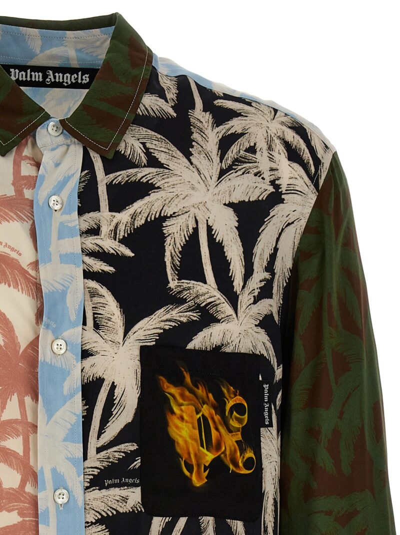 'Patchwork Palms' shirt Man PALM ANGELS Multicolor