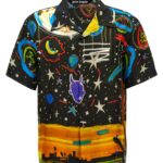 'Starry night' shirt PALM ANGELS Multicolor