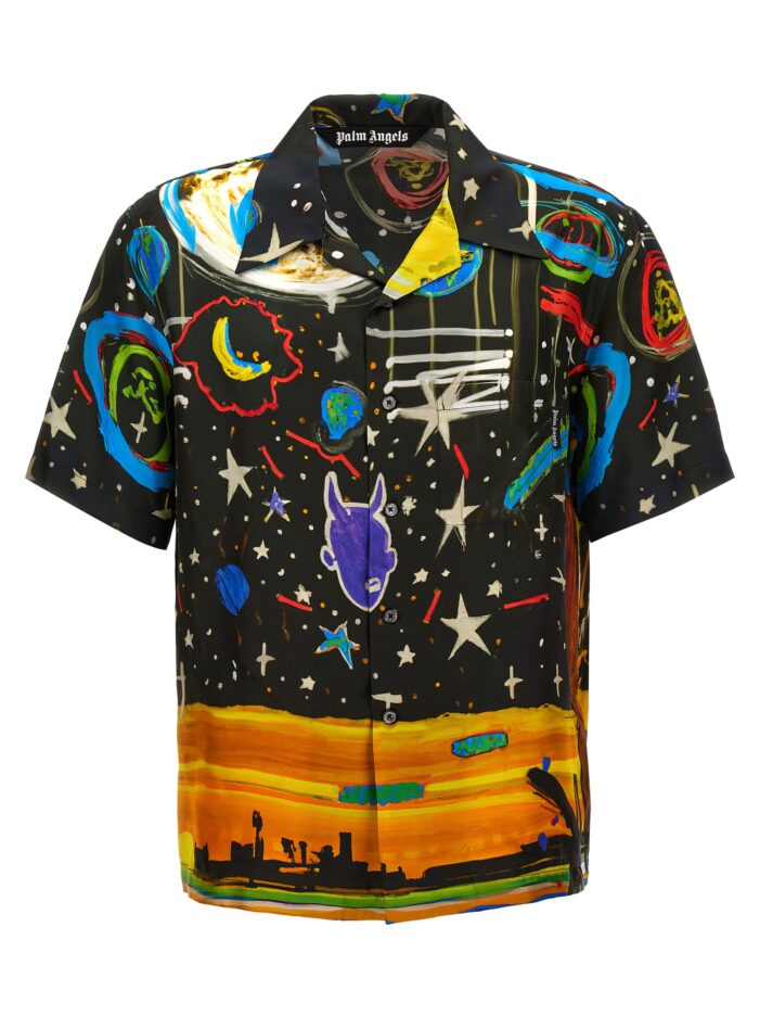 'Starry night' shirt PALM ANGELS Multicolor