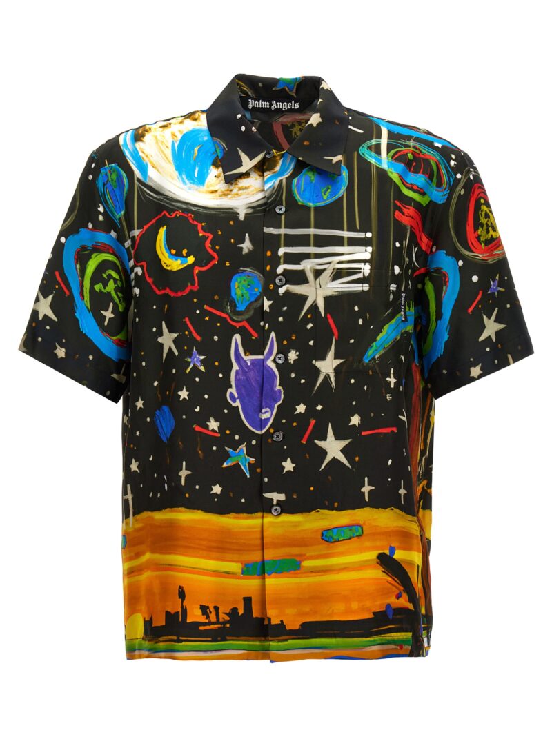 'Starry night' shirt PMGG005E23FAB00210841084 PALM ANGELS Multicolor