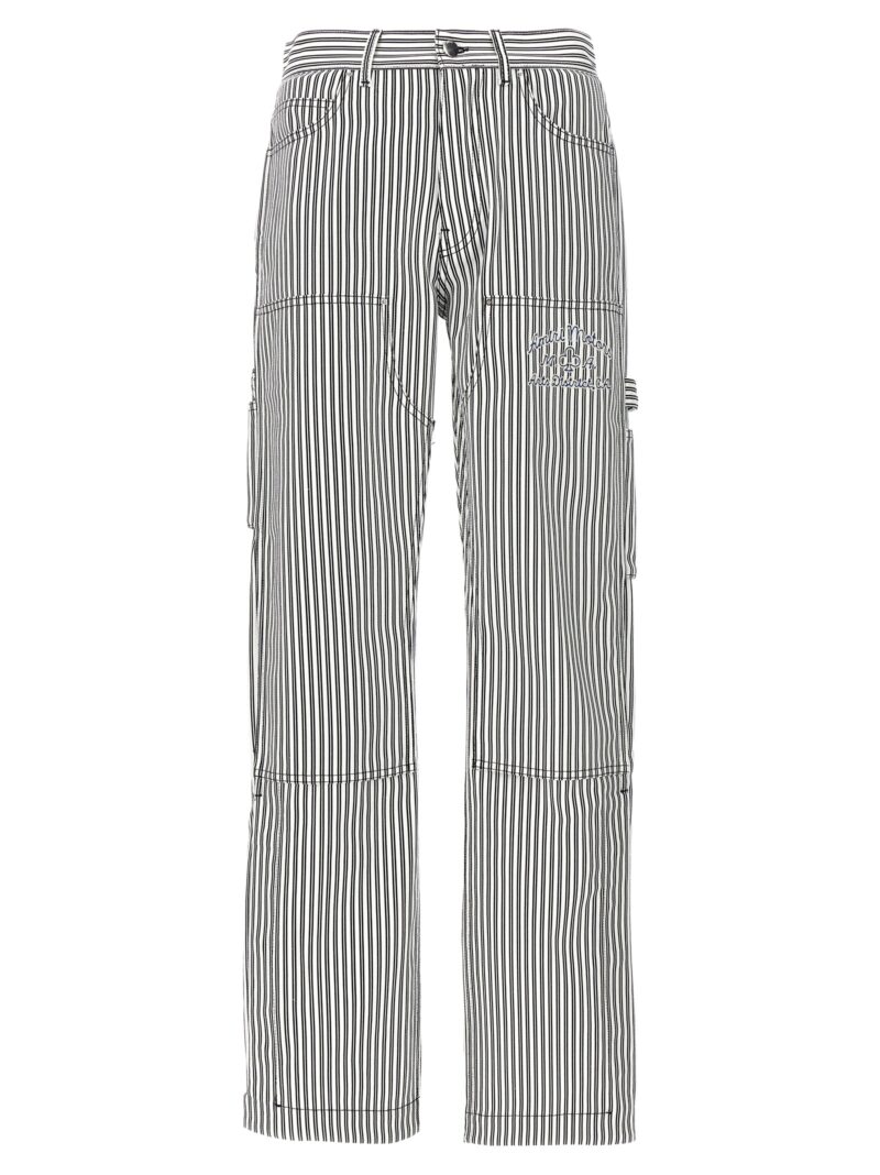 'Motors Carpenter' pants AMIRI White/Black