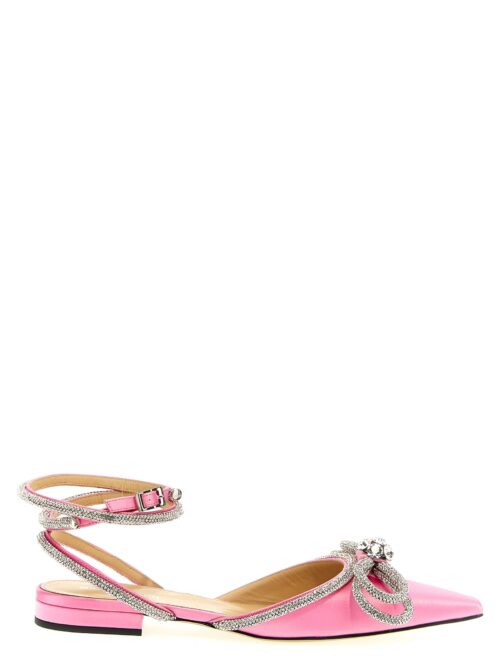 'Double Bow' ballet flats MACH & MACH Pink