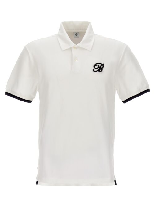 Logo embroidery polo shirt BERLUTI White