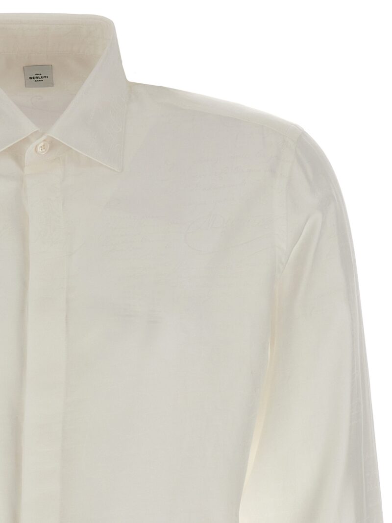 'Scritto Andy' shirt Man BERLUTI White