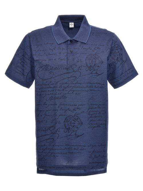 'Scritto' polo shirt BERLUTI Blue