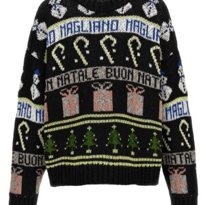 'Buone feste' sweater MAGLIANO Black