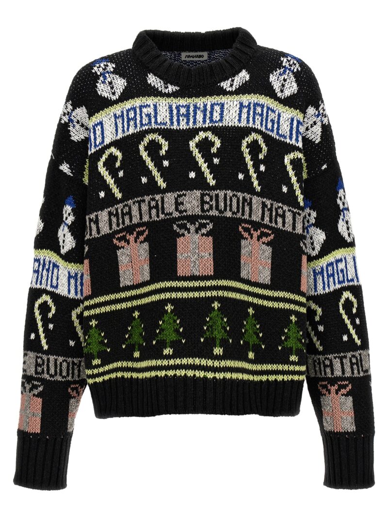 'Buone feste' sweater MAGLIANO Black