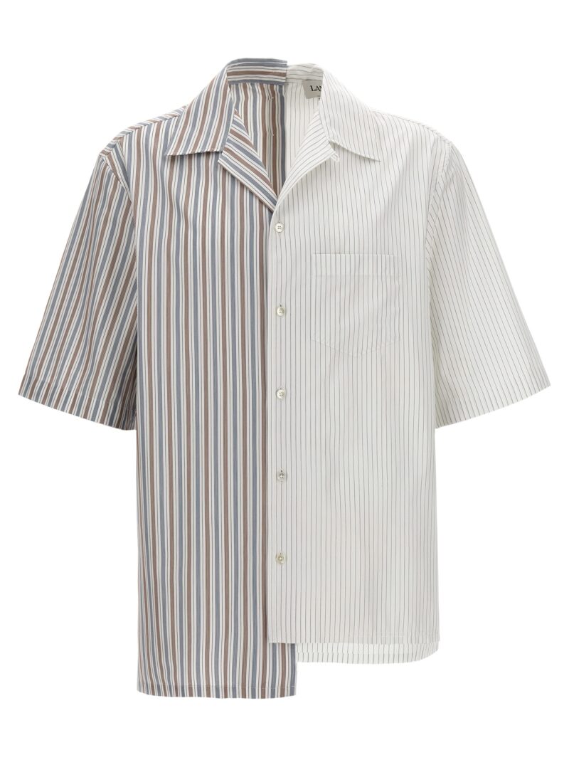 Asymmetric striped shirt LANVIN Multicolor