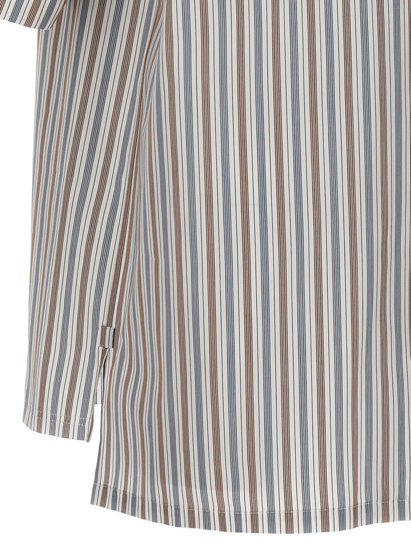 Asymmetric striped shirt 100% cotton LANVIN Multicolor