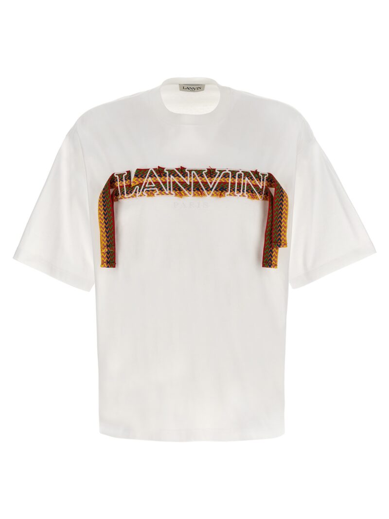 'Curb lace' T-shirt LANVIN White