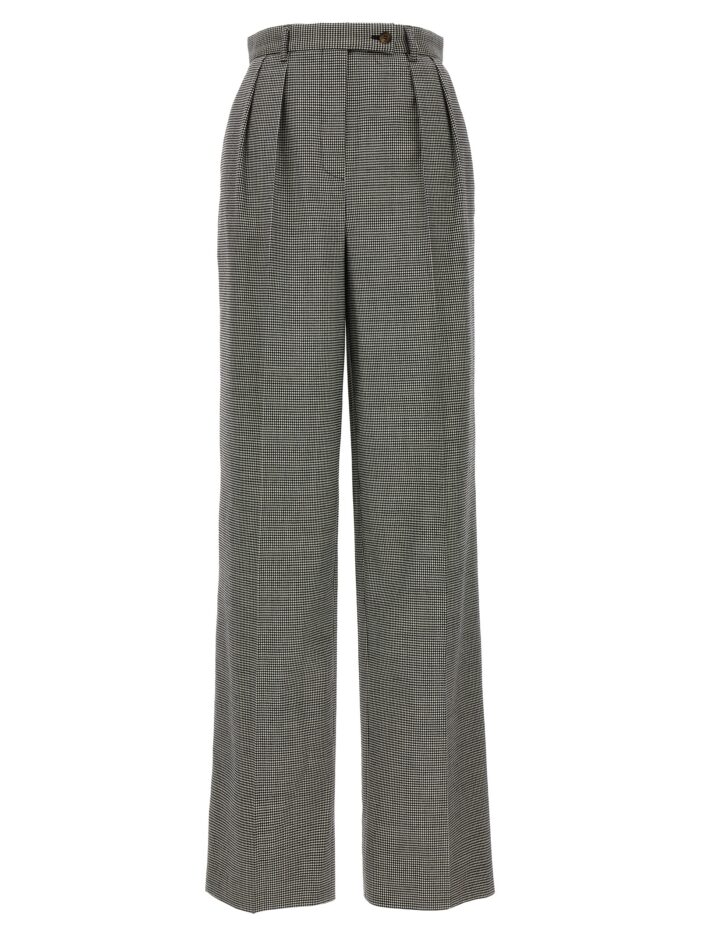 Houndstooth pants ROCHAS White/Black