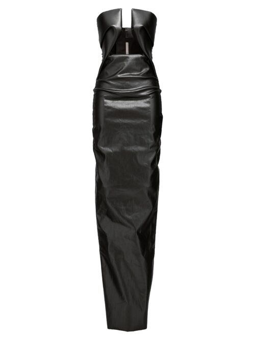 'Prong gown' dress RICK OWENS Black