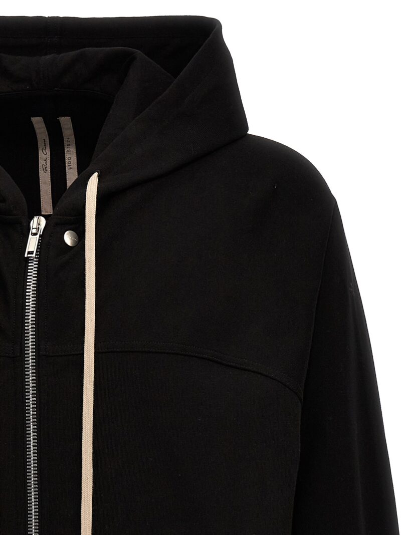 'Windbreaker' hoodie Man RICK OWENS Black