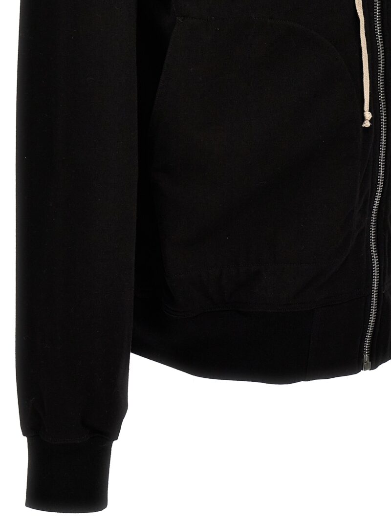 'Windbreaker' hoodie 100% cotton RICK OWENS Black