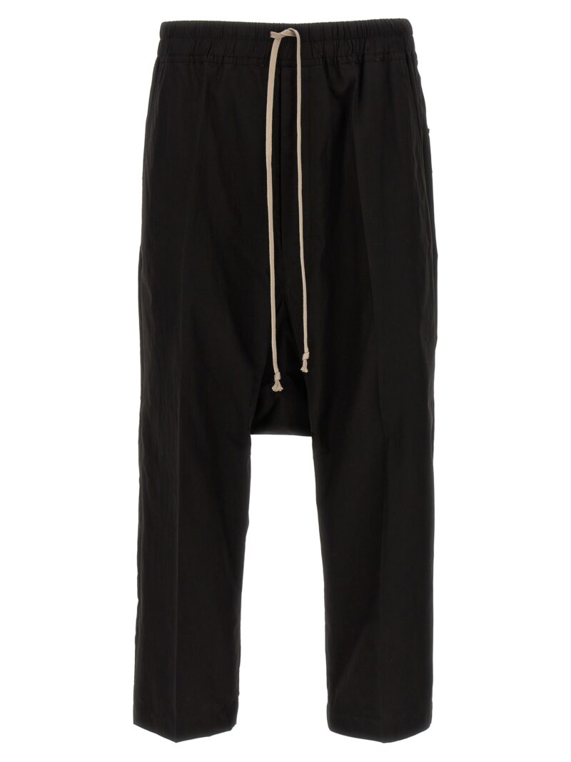 'Drawstring Cropped' pants RICK OWENS Black