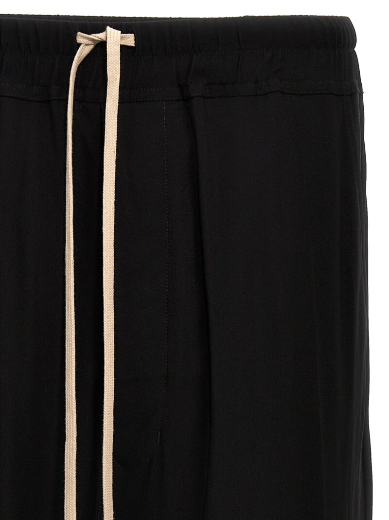 'Lido drawstring cropped' pants Man RICK OWENS Black