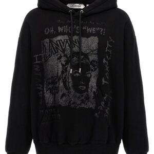Printed hoodie LANVIN Black