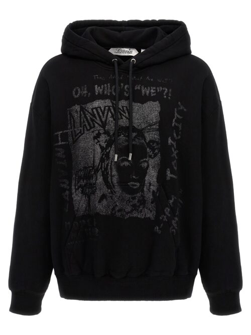 Printed hoodie LANVIN Black