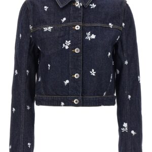 Floral embroidery jacket LANVIN Blue