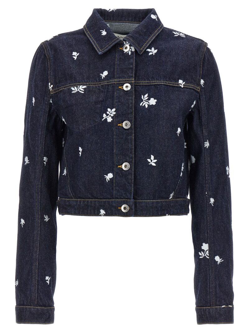 Floral embroidery jacket LANVIN Blue