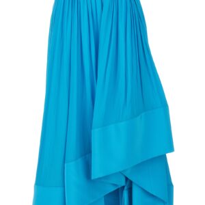 Asymmetrical midi skirt LANVIN Light Blue