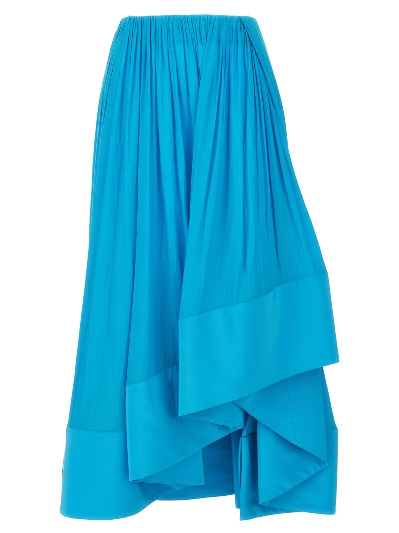 Asymmetrical midi skirt LANVIN Light Blue